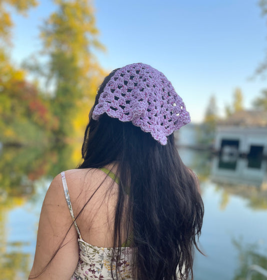 Wanderlust Bandana Lavender Orchid